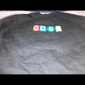 Black Obey Company Large Long Sleeve Shirt